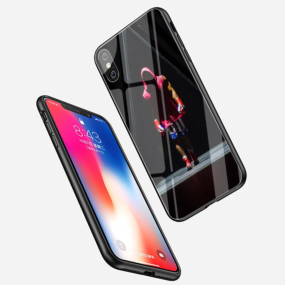 EWAU UFC Conor Mcgregor чехол из закаленного стекла для телефона для iphone 5 5s SE 6 6s 7 8 plus X XR XS 11 pro Max
