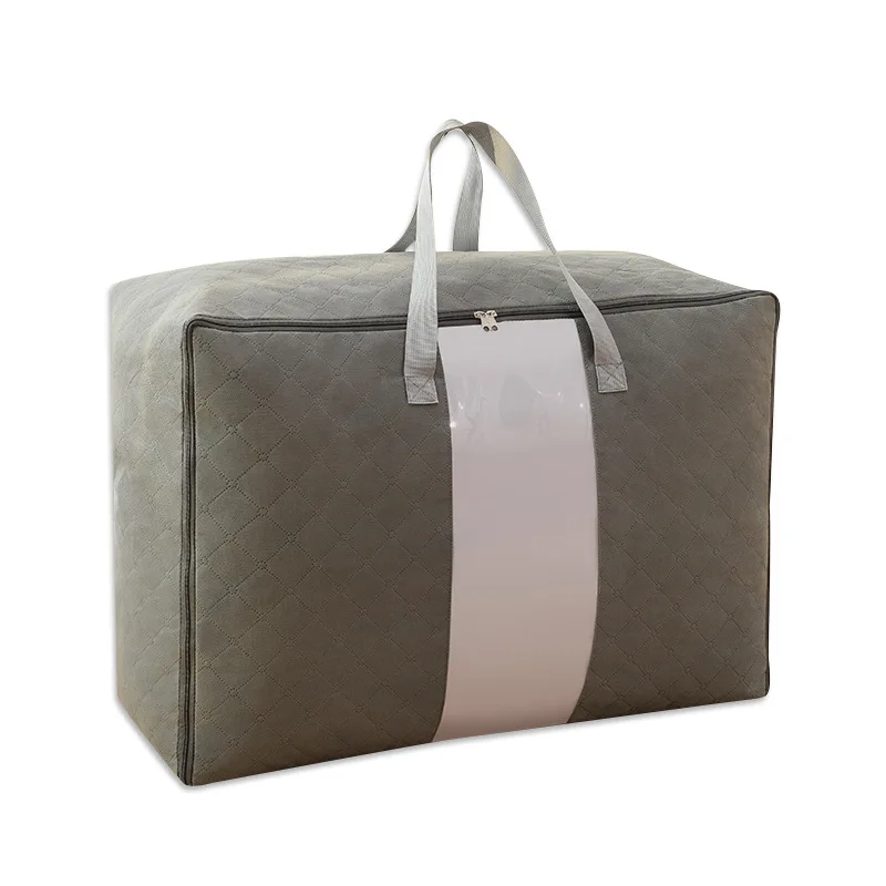 Portable Style-L TWDW Водонепроницаемая Стеганая сумка для хранения очень большая Нетканая Одежда для хранения игрушек шкаф пылезащитный чехол для одежды домашняя сумка-Органайзер - Цвет: Portable Style-L