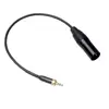 3.5mm Audio Male Plug with Internal Thread to 3Pin XLR Male Adapter Cable for Sony D12/D21 for Sennheiser Wireless Microphones ► Photo 2/6
