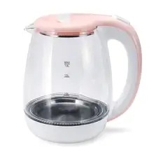 1500 Вт 1.8л нержавеющая сталь стеклянный дорожный Электрический чайник быстро, безопасно кухонная вода горячая машина портативный домашний котел
