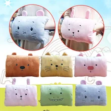 Милая мультяшная мягкая теплая зимняя плюшевая грелка для рук, подушка для детей, взрослых, подарок на день рождения, Рождество