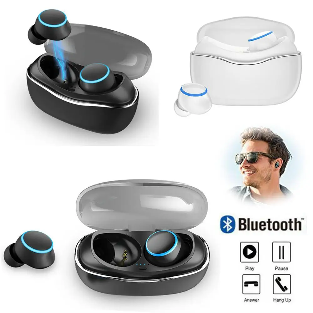 Bluetooth Wireless Headsets TWS Earphones Mini In Ear Earbuds for iPhone 11Pro Max 11 XR XS Samsung Note 10 9 8 S9 S8 Huawei LG