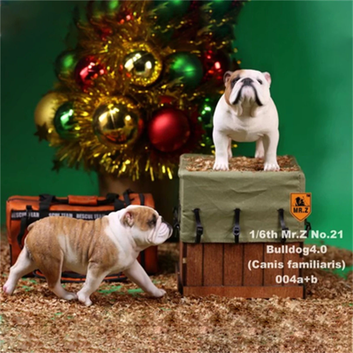 JXK 1/6 British Bulldog Animal Model Figure Pet Dog Trinkets Office Desktop Decor Ornaments Toy Children Adult Kids GK Xmas Gift |