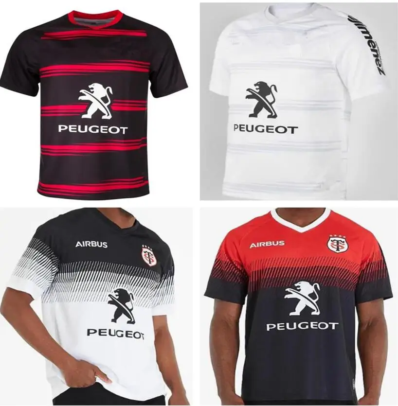 Camiseta de Rugby de TOULOUSAIN, maillot de entrenamiento de RUGBY, STADE, TOULOUSAIN, 2021, 2020