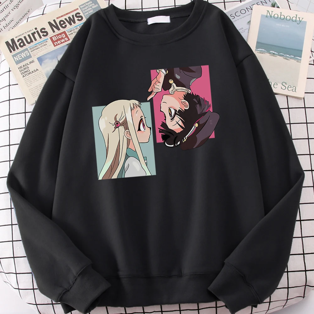 Худи Jibaku Shounen Hanako kun Harajuku Мужской Повседневный пуловер в стиле хип-хоп осенняя