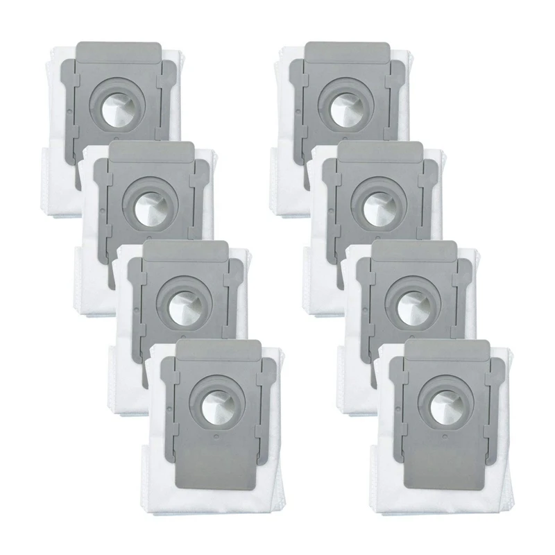 

8 Packs Vacuum Cleaner Dust Bags Clean Base Automatic Dirt Disposal Bags Replacement Kits For Irobot Roomba I7 E5 E6