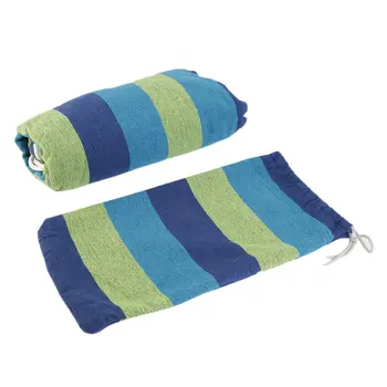 

Newest Portable 2 Person Outdoor Camping Garden Swing Canvas Hammock 190*150cm