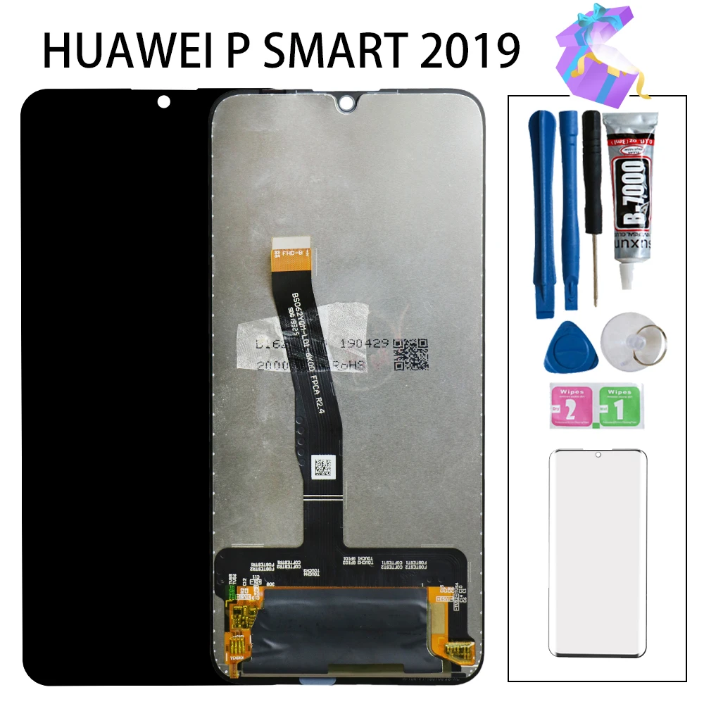 6.21" AAA Original With Frame For Huawei P Smart LCD Display Touch Screen Digitizer Assembly For P smart Repair Part