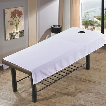 

With Face Hole Cosmetic Mattress SPa Salon Soft Table Cover Machine Washable Oil Proof Massage Bed Sheet Thickened Waterproof