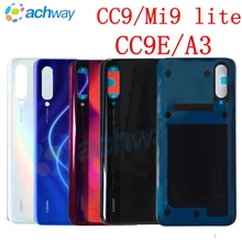 Задняя крышка для Xiaomi Mi CC9 крышка батареи Задняя стеклянная панель задняя дверь CC9e Корпус чехол Замена для Xiaomi CC9 A3 крышка батареи(China)