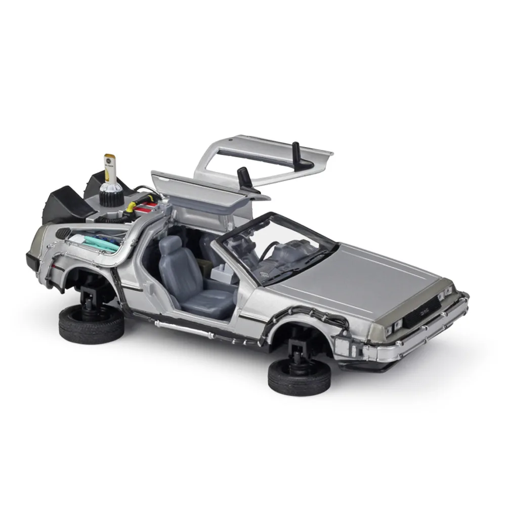 1:24 DMC-12 DeLorean машина времени Назад в будущее Автомобиль статический литые машины