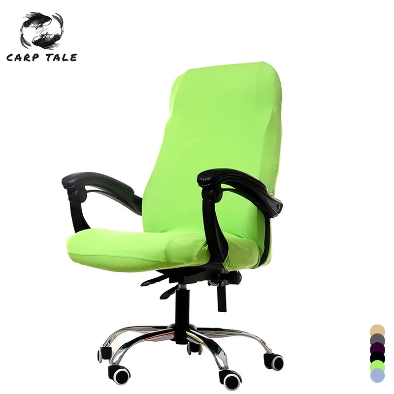 S/M/L Sizes Office Stretch Spandex Chair Covers Anti-dirty Computer Seat Cover Removable Slipcovers For Chairs | Дом и сад