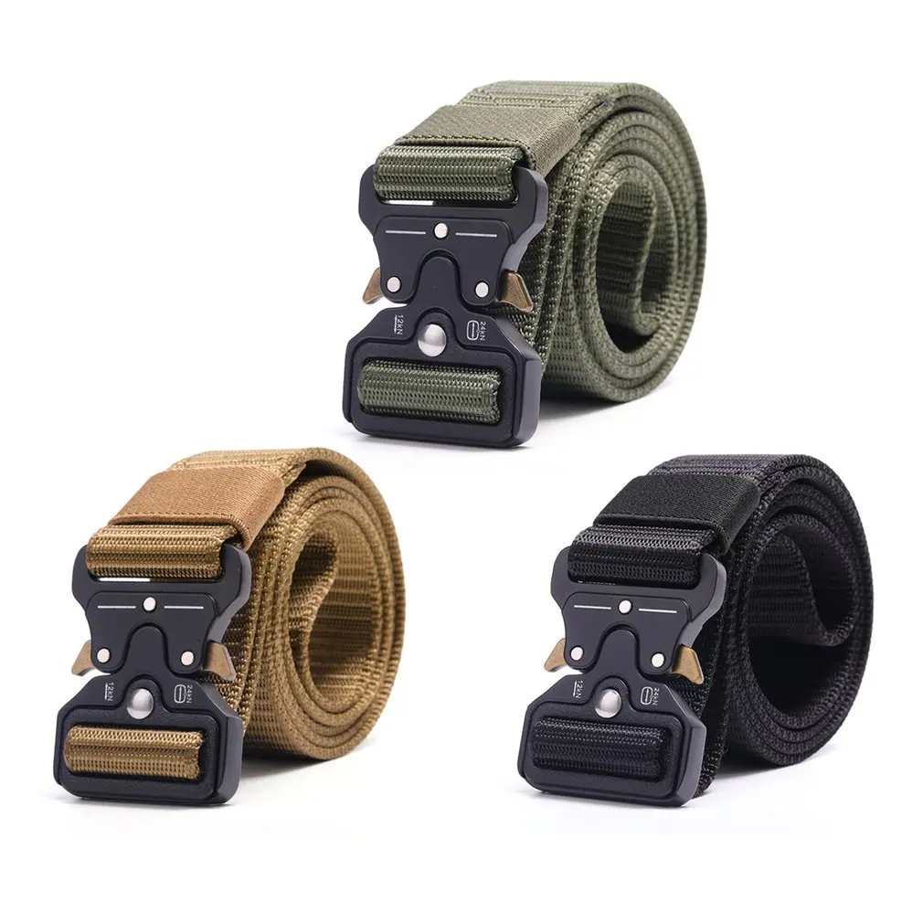 

big size Belt Male Tactical military Canvas Belt Outdoor Tactical Belt men's Military Nylon Belts Army ceinture hom