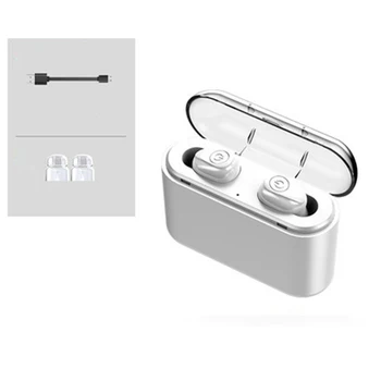 

Wireless Headset X8 TWS True 5D Stereo X8 Bluetooth Waterproof Mini TWS Earphones with Power Bank Headphones 2200mAh