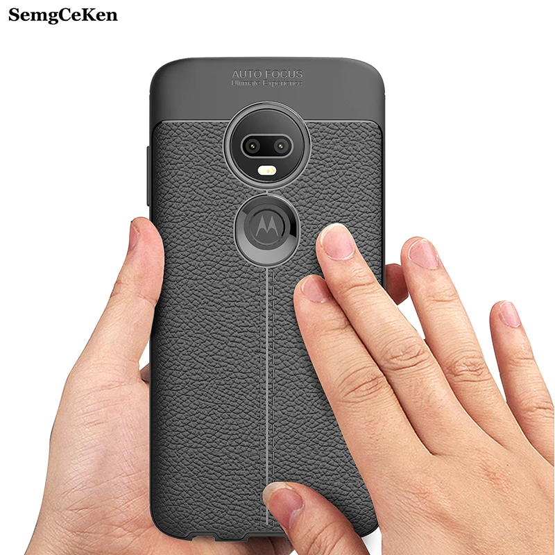 SemgCeKen ультратонкий кожаный чехол для Motorola Moto G6 g7 power E5 plus play роскошный мягкий