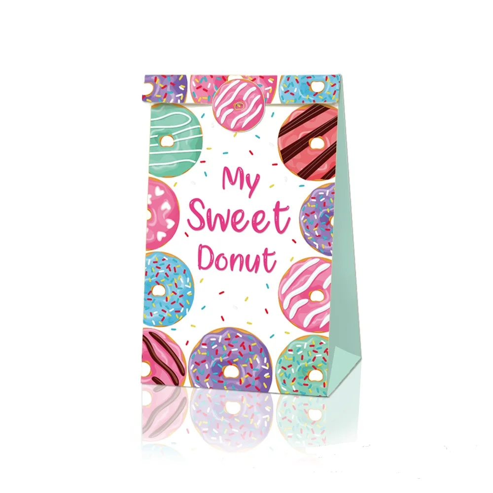 12pcs-Donuts-Party-Gift-Candy-Bags-Donut-Sticker-Kids-Birthday-Paper-Bags-Baby-Shower-Packaging-Bags (4)