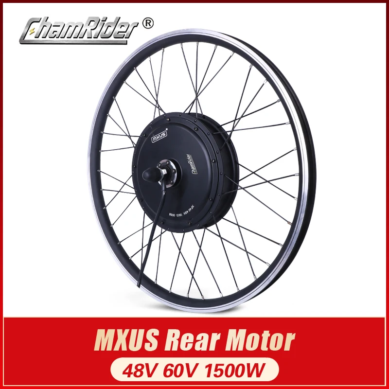 48V 60V 1500W Motorized Wheel Direct Drive Hub Motor wheel MXUS Brand