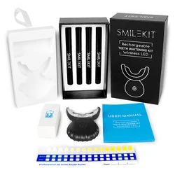 Led Teeth Whitening Kit 4 PCS Teeth Whitening Pen 35% Carbamide Peroxide Gel Dental Bleaching System Mouth Trays Tooth Machine