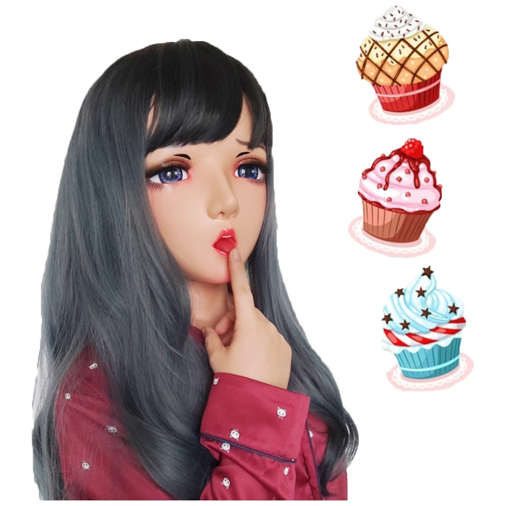 KnowU Kigurumimask Перманентный макияж Аниме Кукла головные уборы Crossdresser Косплей Crossdress BJD