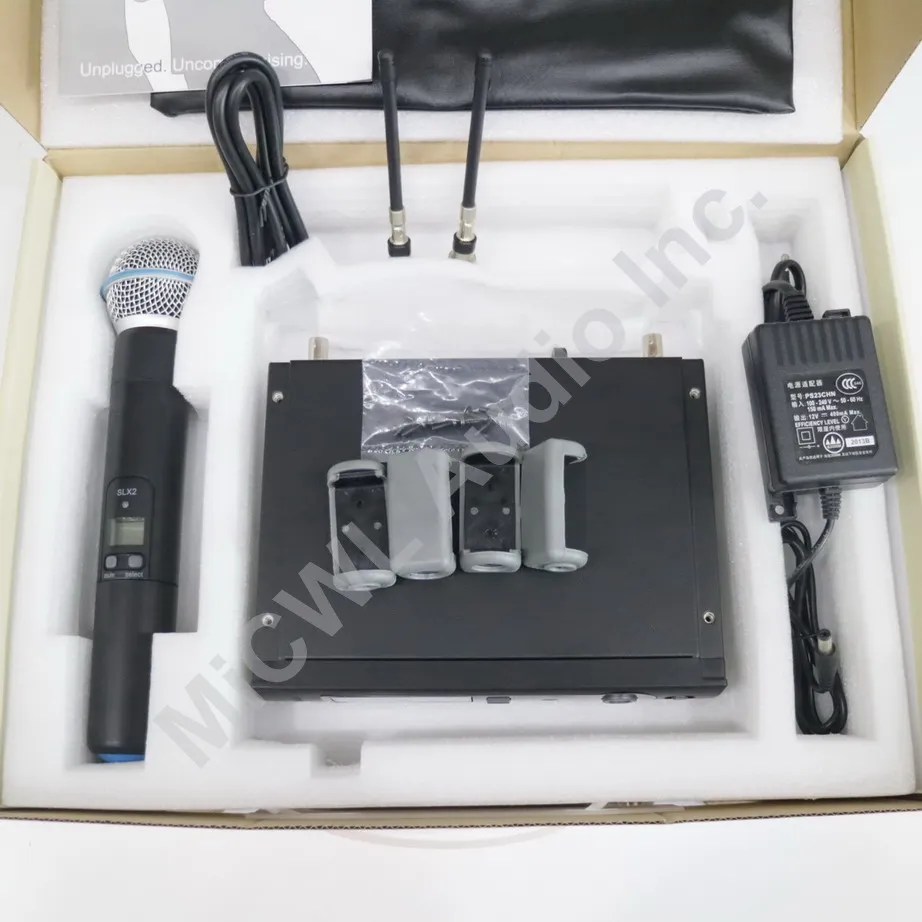 100% MiCWL Brand SLX SLX24 BETA58/SM 58 UHF
