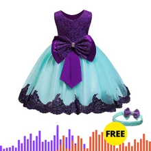 Детские платья для девочек с цветочной вышивкой; платье для малышей 1 года; платье для дня рождения; одежда для крещения для девочек; vestido infantil