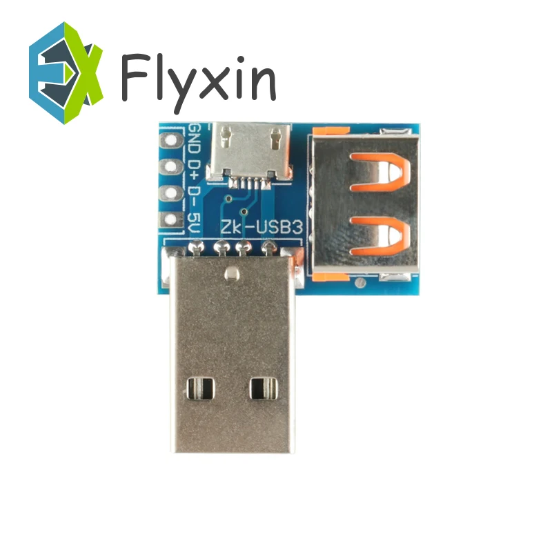 1 шт. высококачественный 3-в-1 микро-USB гнездо USB штекер DIP обменный адаптер