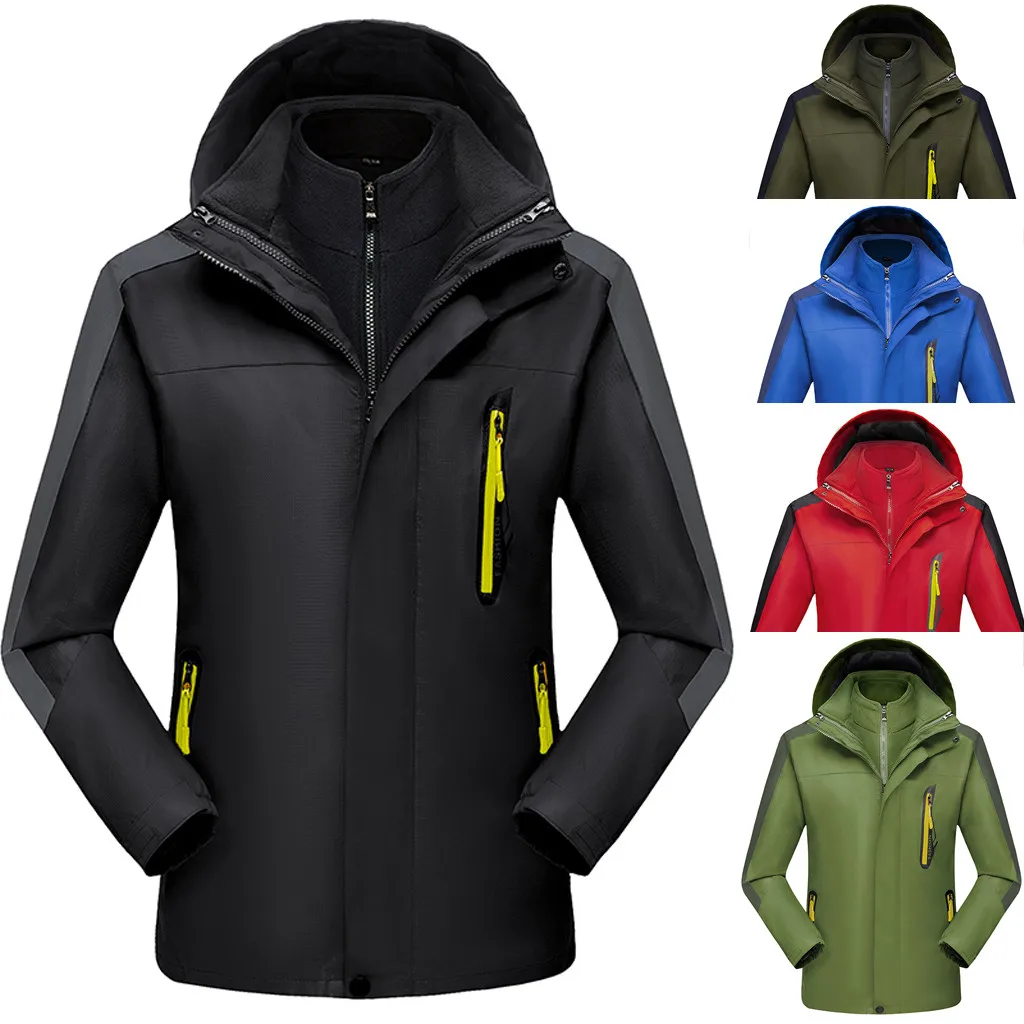 

Men's Plus Size Jacket and Coat Breathable Tactical Jacket Winter Waterproof Soft Shell Jackets Windbreaker Hunt Clothes *