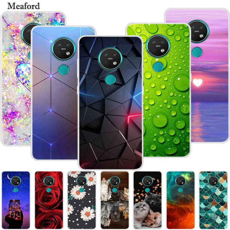 Luxury Silicone TPU Soft Back Cover Phone Case with Cartoon Design