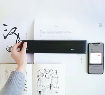 Günstig Tragbare Drucker Thermische Transfer Mini Bluetooth USB Mobile Gewöhnlichen A4 Druck Papier Home Business Mit Gebaut-in Batterie