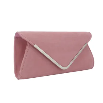 

Elegant Women Evening Bags Envelope Handbag Fashion Pure Color Geometric Cocktail Party Bag Chain Phone Day Clutches 2019
