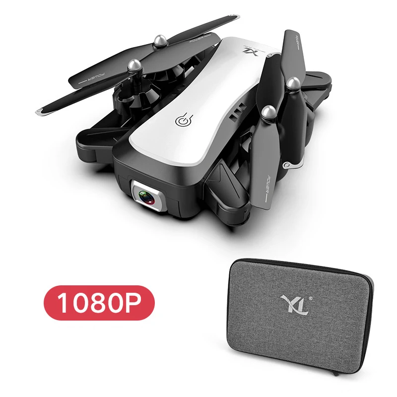 Дрон FPV Дрон с 4 K/1080 P HD 2 камеры живое видео RC WiFi Квадрокоптер Вертолет игрушки для детей складные беспилотные дроны - Цвет: 1080P  Pack