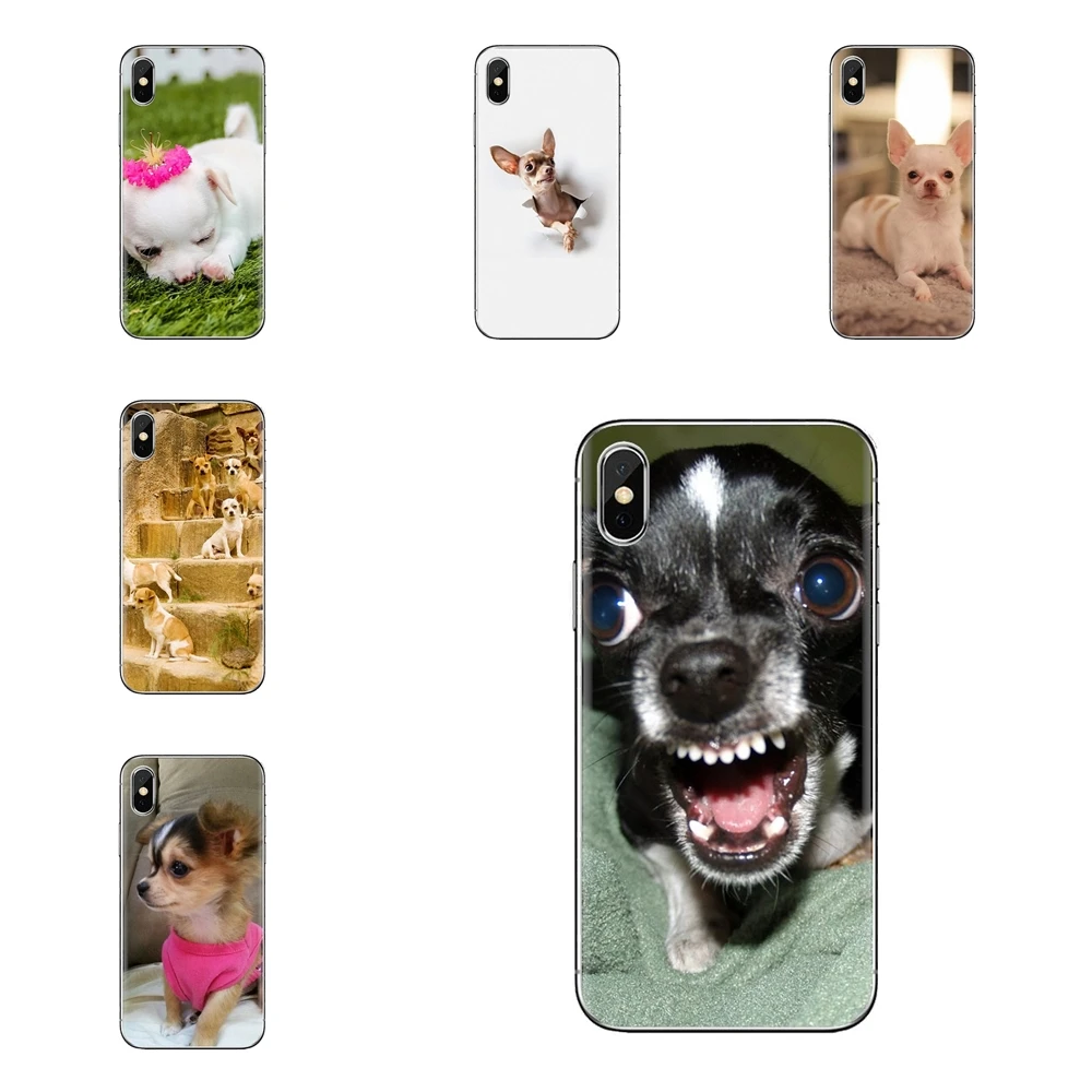 Собака породы чихуахуа щенка для iPhone XS Max XR X 4 4S 5 5S 5C SE 6 6S 7 8 плюс samsung Galaxy J1 J3 J5 J7 A3 A5