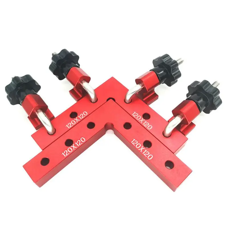 

L-Shaped Auxiliary Fixture Positioning Fixed Clip Square Ruler Woodworking Tool