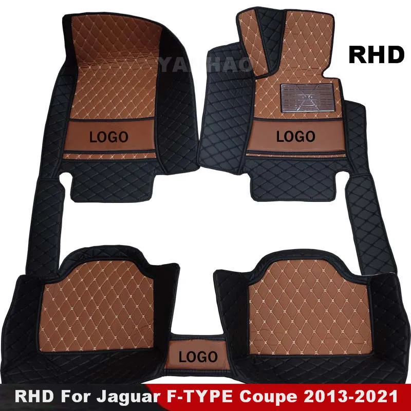 

RHD Carpets For Jaguar F-TYPE Coupe FTYPE 2013- 2020 2021 Car Floor Mats Custom Car Accessories Foot Pads Custom interior parts