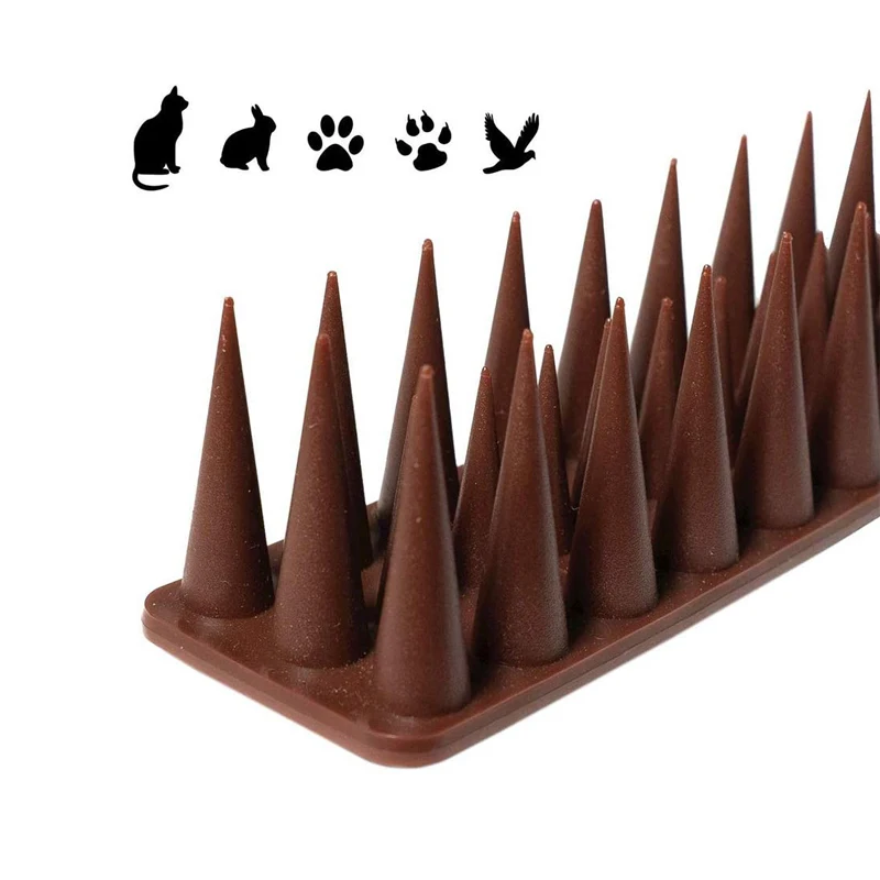 2020 New Plastic Bird and Pigeon Spikes Anti Bird Anti Pigeon Spike for Get Rid of Pigeons and Scare Birds Pest Control
