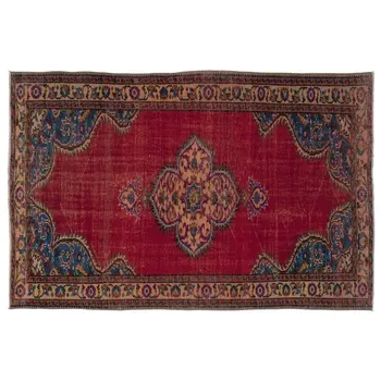 

Handmade Natural Vintage Turkish Area Rug 160x244 Cm-5'3''X8'0''