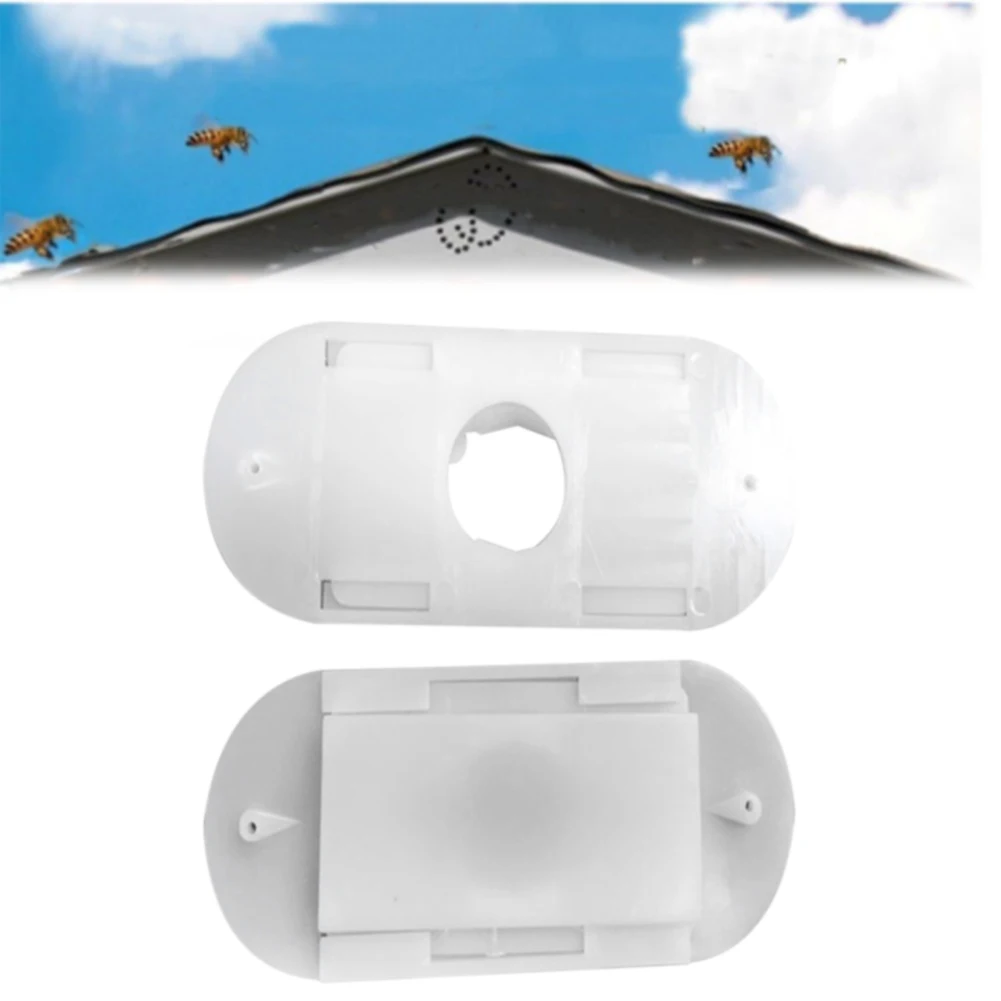 4 шт. пластиковый инструмент для животноводства Противоугонная нажимная пчелиные летки пчеловоды оборудование Профессиональные улей двери аксессуары