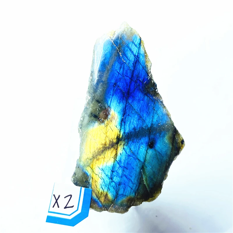 

Unique Natural Labradorite Crystal Mineral Specimen For Moonstone Raw Gemstone Ornament Polished Beautiful Home Decor