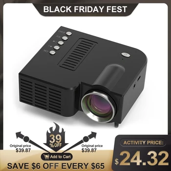 

UNIC 28C New Mini Projector Portable LED 1080p Full HD Projector Home Theater Entertainment Projectors USB/SD/AV Input