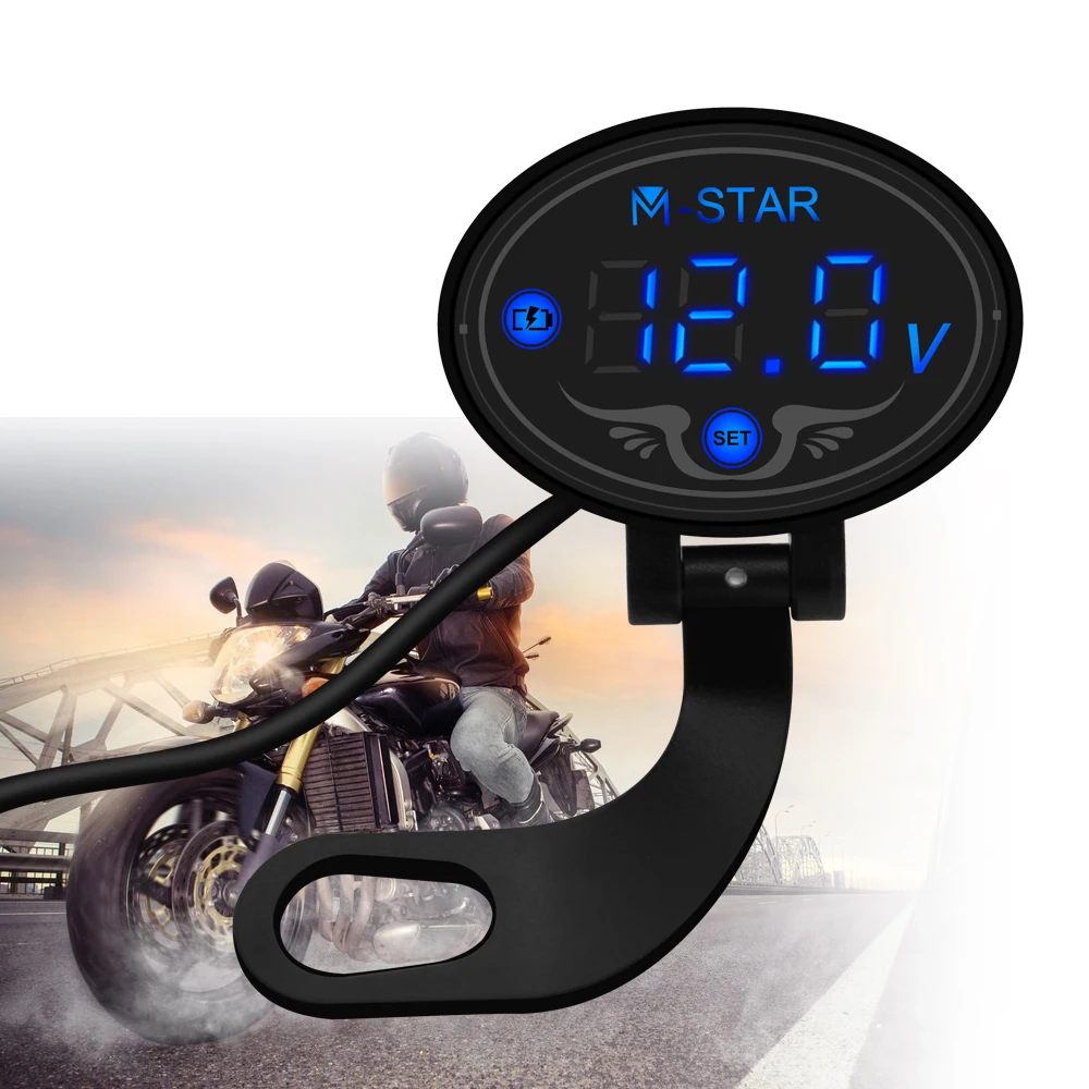 

Waterproof Digital Motorcycle Voltmeter Meter Tester LED Display For KTM 200 250 EXC -F 250 SX XC -F W F-W SIX DAYS 300 XC-W EXC
