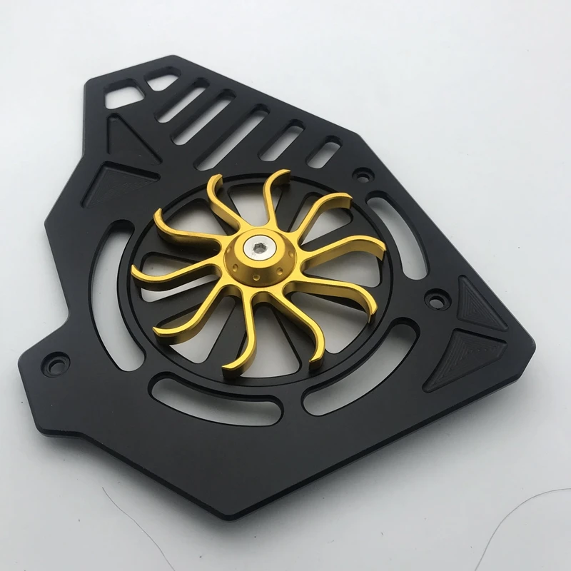 Модифицированная мотоциклетная CNC алюминиевая крышка вентилятора Pcx Защитная крышка вращающаяся лопасть вентилятора ветра для Honda Pcx 150 125
