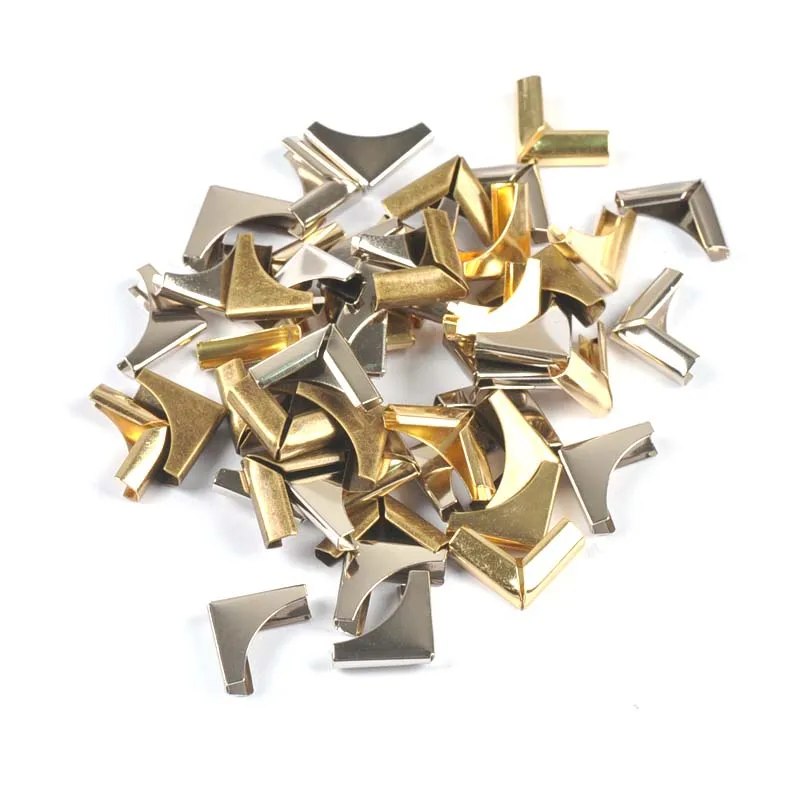 50pcs 15x15x3mm Bronze Metal Corner Protector DIY Crafts Scrapbooking