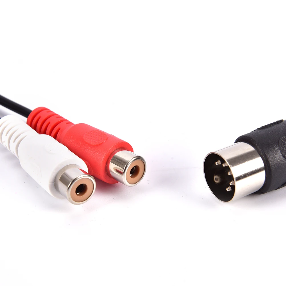 Аудиокабель MIDI DIN 5P папа 2 RCA разъем мама 0 5 м|Кабели HDMI| |