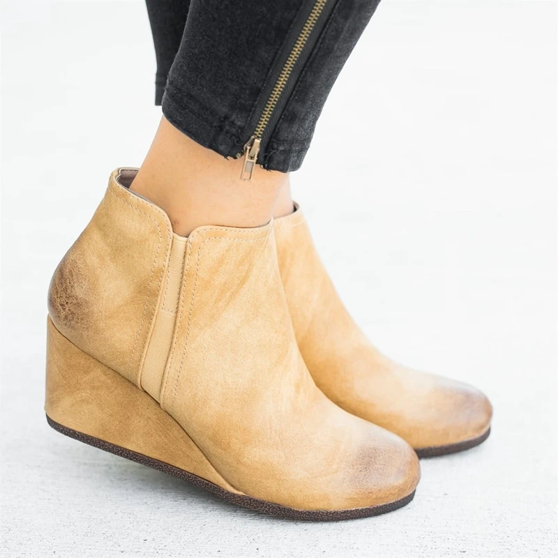 

Laamei Autumn Boots Women Shoes Ankle Sexy Basic Boots Short Boots High-heel Fashion Pointed Europe Shoes Plus Size