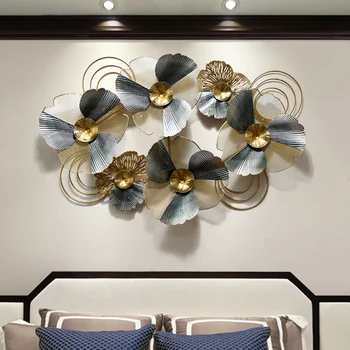 

AMERICAN WROUGHT IRON WALL HANGING FLOWERS CRAFTS HOME LIVINGROOM BACKGROUND WALL STICKER DECORATION RESTAURANT HOTEL WALL MURAL
