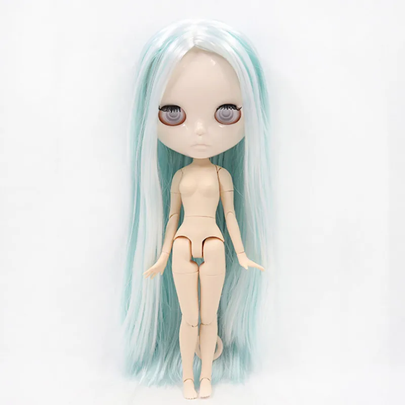 1/6 BJD кукла мягкие прямые волосы без наглазников моделирование кукла подарок игрушки
