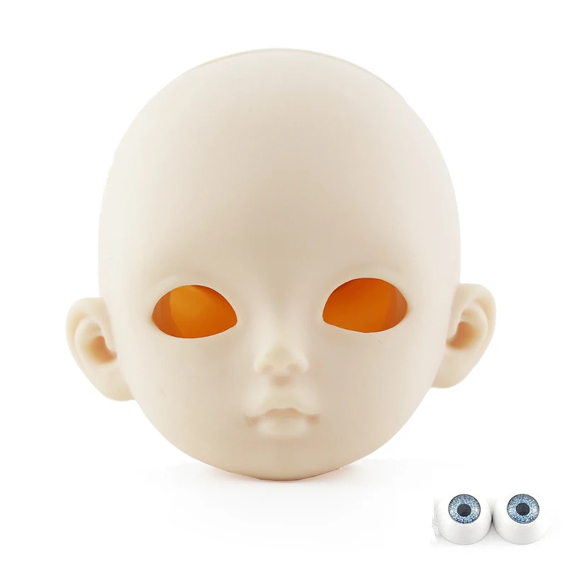 60 см, меняющие глаза, обнаженное тело, открытая голова, 1/3, Bjd/sd, кукла, нормальная кожа, макияж, голова, голубые глаза, сделай сам, куклы, игрушки для детей, девочек - Цвет: No Makeup Blue Eye