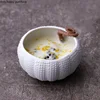 White Ceramic Plate Sea Urchin Shape Dessert Bowl Restaurant Dinner Plate Fruit Salad Bowl Decorative Bowls Dish Home Tableware 1