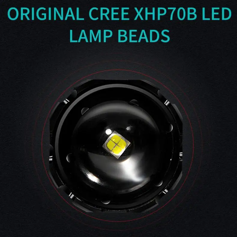 XHP70 фонарик 29 Вт 11 1 V первоначально XHP70B 1B N4 светодиодный IPX5 4292 люмен 3 режима