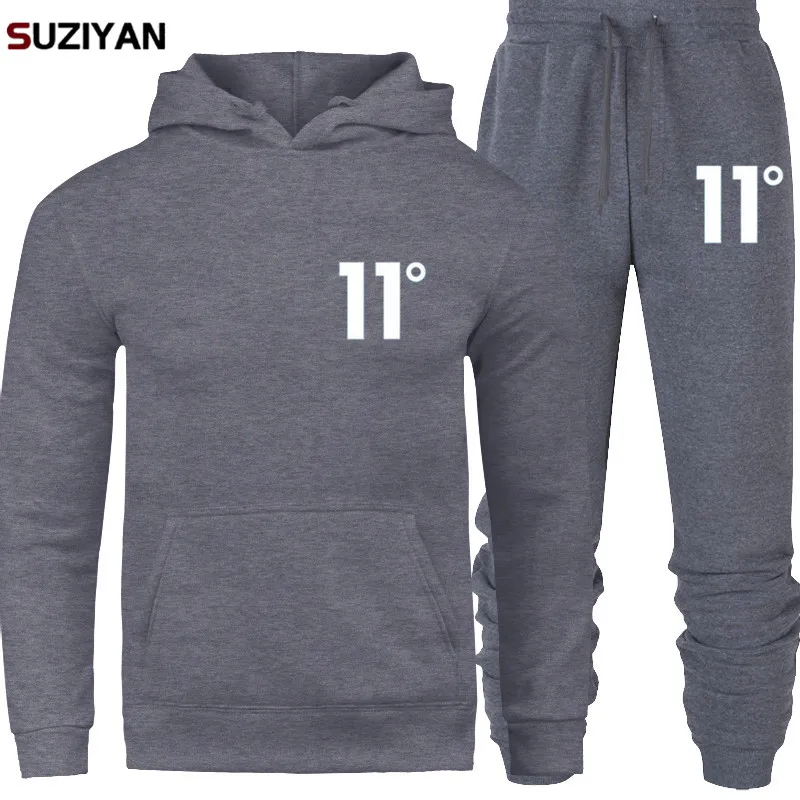 

Print 11 Sportswear Tracksuit Sets Men Men Thermal Underwear Fleece Thick Hoodie+pants Malechandal Sporting Suit 2019 New Brand